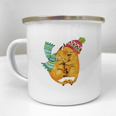 Чашка металева Camper «Ти зігріваєш моє серце»