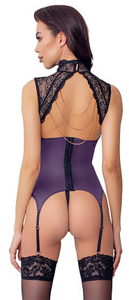 Корсет Abierta Fina Basque and Crotchless String, фото 3