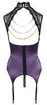 Корсет Abierta Fina Basque and Crotchless String, фото 4