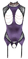 Корсет Abierta Fina Basque and Crotchless String, фото 5