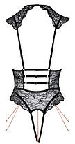 Боди Abierta Fina Crotchless Body, фото 5