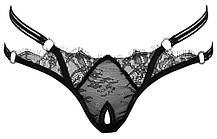 Трусики Cottelli Lingerie Luxury Edition String, фото 6