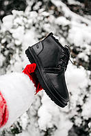 Чорні шкіряні чоловічі Уггі UGG Neumel Black