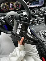 Чорні водостійкі жіночі Угги Ugg Classic Mini Clear Crimson PREMIUM