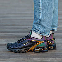 Чорні чоловічі кросівки Nike Air Max x Skepta Black\Gold