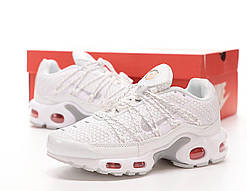 Білі текстильні жіночі кросівки Nike Air Max TN Plus Utility White Safety
