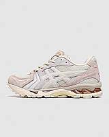 Білі текстильні жіночі кросівки Asics Gel-Kayano 14 Peach Cream