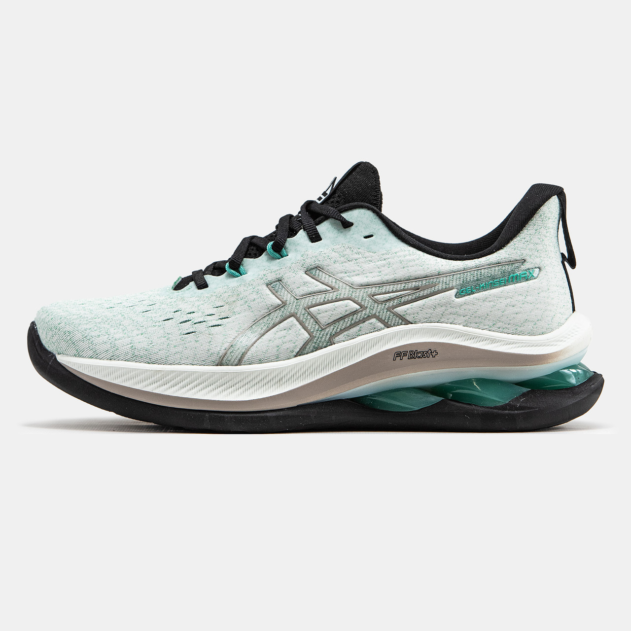 М'ятні текстильні чоловічі кросівки Asics Gel-Kinsei Max Mint Black, фото 1