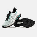 М'ятні текстильні чоловічі кросівки Asics Gel-Kinsei Max Mint Black, фото 4
