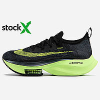 Чорні текстильні жіночі кросівки Nike Air Zoom Alphafly 2 Демісезонні кросівки Найк Зум Ранінг