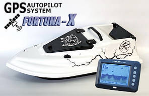GPS (Fortuna-X) Ехолот Toslon TF300 Прикормочний кораблик Фурія Шторм