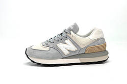 Сірі замшеві чоловічі кросівки New Balance 574 Legacy 'Grey Sea Salt'