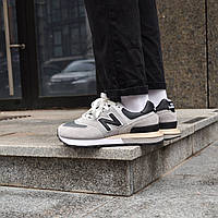 Сірі замшеві чоловічі кросівки New Balance 574 Legacy