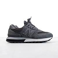 Сірі замшеві чоловічі кросівки New Balance 574 Legacy