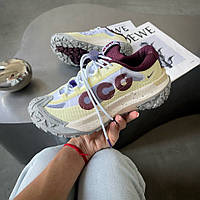 Бежеві текстильні жіночі кросівки Nike ACG Mountain Fly Low 2 Gore-Tex Premium / Демісезонні Найк Гортекс