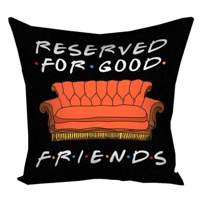 Подушка з принтом 50x50 см «Friends. Reserved for good Friends.»