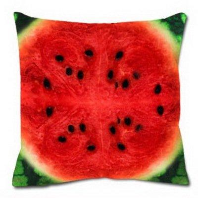 Подушка з принтом 50x50 см «Кавун»