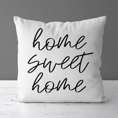 Подушка з принтом 50x50 см «Home sweet home»
