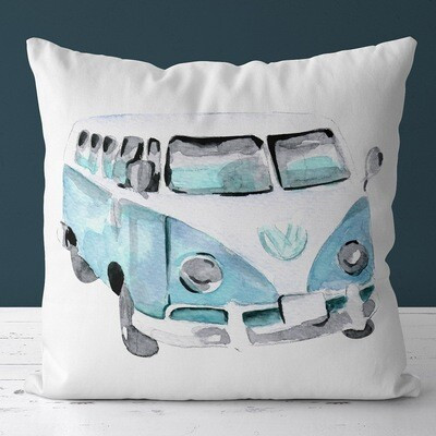 Подушка з принтом 50x50 см «Volkswagen хіппімобіль»