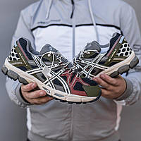 Зимові шкіряні чоловічі кросівки Asics Gel-Kahana 8 на хутрі / Водонепроникні Асікс Гель Кахана 8 Зима