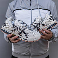 Зимові шкіряні чоловічі кросівки Asics Gel-Kahana 8 на хутрі / Водонепроникні Асікс Гель Кахана 8 Зима