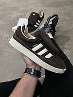 Коричневі замшеві чоловічі кроссовки Adidas Campus x Bad Bunny Brown