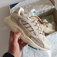 Бежеві текстильні жіночі кросівки Adidas Ozmillen / Кросівки демісезонні Адидас Озмілен