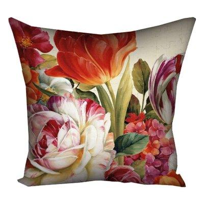 Подушка з принтом 50x50 см «Квітковий настрій»