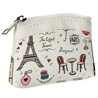 Гаманець дитячий KID «Париж. Білий фон»