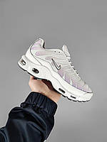 Білі текстильні жіночі кросівки Nike Air Max TN Plus