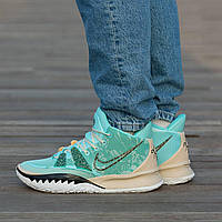 Голубі текстильні чоловічі кросівки Nike Kyrie 7