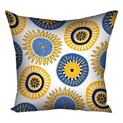 Подушка з принтом 50x50 см «Соняшники»