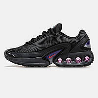 Чорні текстильні жіночі кросівки Nike Air Max DN Black Purple