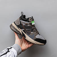 Чоловічі коричневі зимові кросівки Nike V2K.3 Runtekk Winter Gore-Tex Водонепроникні Найк Гортекс на хутрі