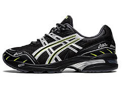 Чорні шкіряні чоловічі кросівки Asics Gel-1090 Marathon Running Shoes Демісезонні Асікс Гель