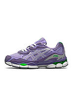Фіолетові замшеві жіночі кросівки Asics Gel-NYC Purple