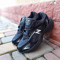 Зимові чорні чоловічі замшеві кросівки New Balance 725 ML725 /Зимові Нью Беланс 725