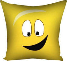 Наволочка для подушки 30x30 см «Смайлик усміхнений»