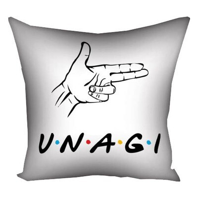 Подушка з принтом 50x50 см «Friends. Unagi»