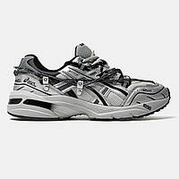 Сріблясті шкіряні жіночі кросівки Asics Tiger GEL-1090 X Anderson Bell Демісезонні Асікс Гель Тайгер