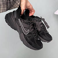 Чорні текстильні чоловічі кросівки Nike V2K Run Black