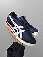 Сині шкіряні жіночі кросівки Asics Onitsuka tiger Corsair EX Peacoat