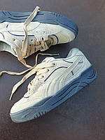 Сірі замшеві жіночі кросівки Puma 180 / Демісезонні кеди Пума