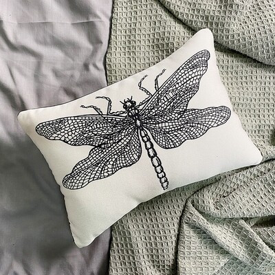 Подушка декоративна 45х32 см (мішковина) «Бабка»