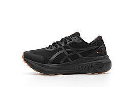 Демісезонні чорні чоловічі кросівки Asics Gel-Kayano 30 Gore-Tex / Водонепроникні Асікс Гель Каяно 30 Гортекс