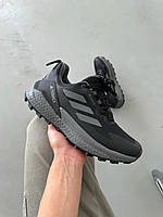 Чорні чоловічі водонепроникні кросівки Adidas Terrex Gore-Tex /Демісезонні Адідас Терекс Гортекс