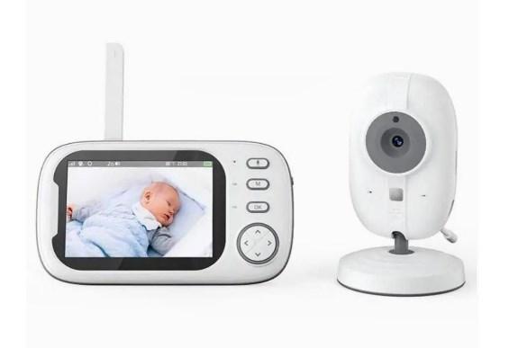 Відеоняня Baby Monitor ABM600 з датчиком звуку, портативним дисплеєм та вимірюванням температури