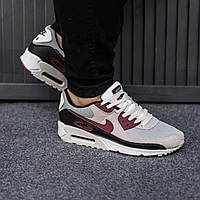 Бежеві замшеві чоловічі кросівки Nike Air Max 90