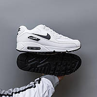 Білі шкіряні чоловічі кросівки Nike Air Max 90