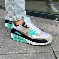 Білі шкіряні чоловічі кросівки Nike Air Max 90